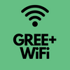 Wi-Fi connectivity symbol on a green background showcasing the remote control capabilities of the Gree WHIO Heat Pump available in Wellington