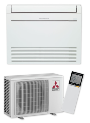 Mitsubishi Electric RapidHeat KW35 Floor Console Heat Pump (includes installation) - Wellington